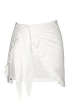 Kahshan-White 'Wings' Mini Skirt-Etek-2-Milagron.com