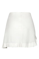 Kahshan-White 'Wings' Mini Skirt-Etek-3-Milagron.com