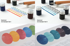 Kakimori Pigment Alüminyum Kapaklı Sample Dolma Kalem Mürekkep Seti I