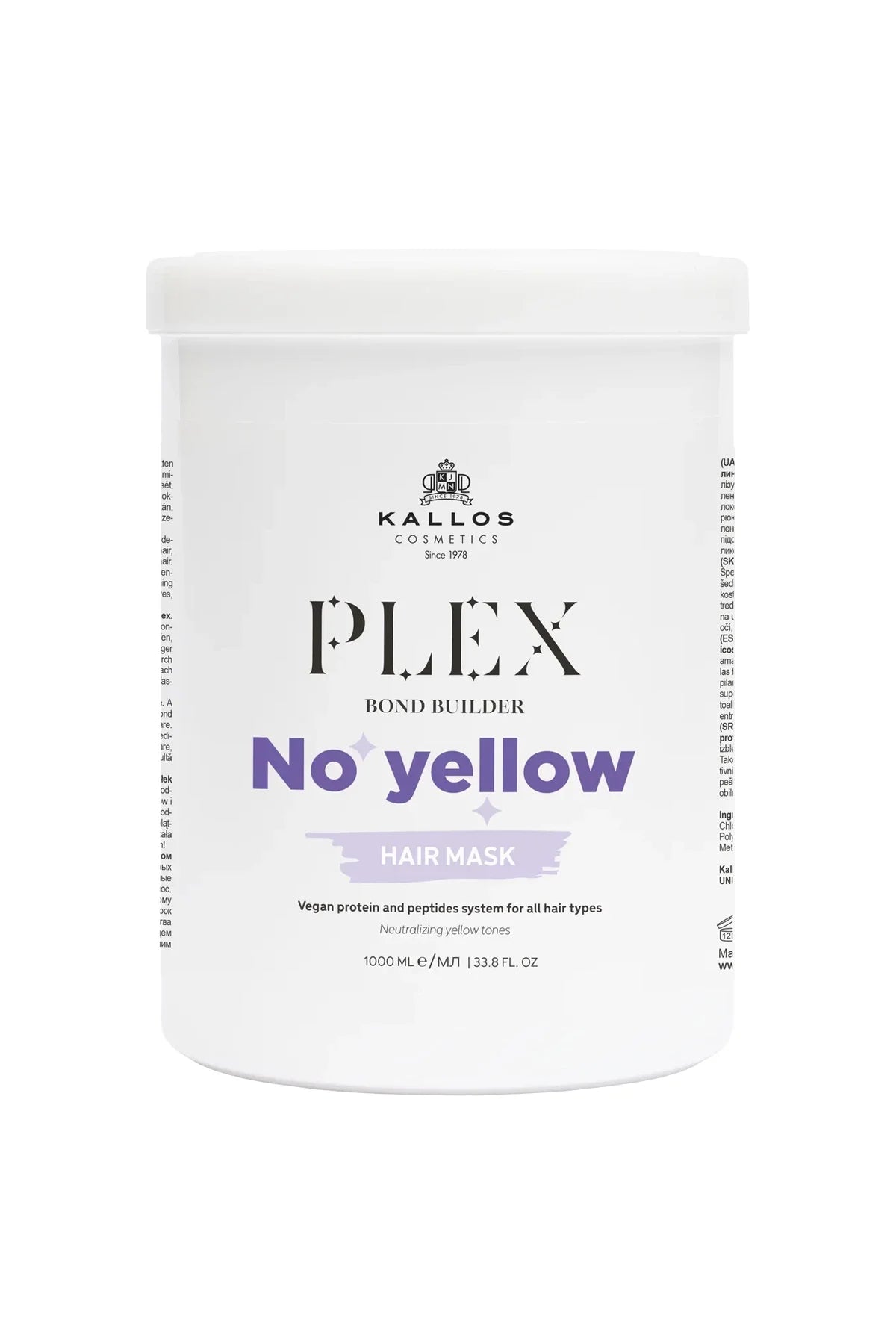 Kallos Plex Turunculaşma Karşıtı Saç Bakım Maskesi 1000ml