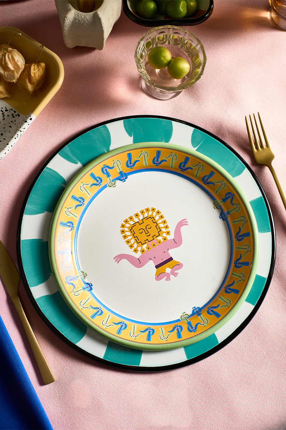 Cosmogenesis Sun King Green Plate - 0