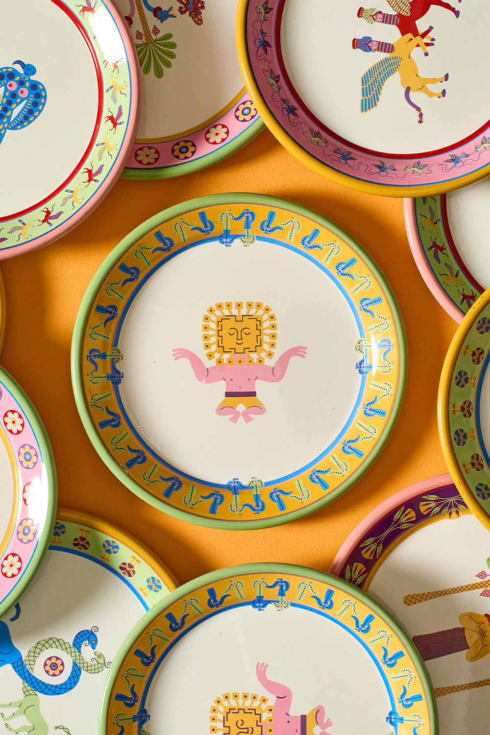 Cosmogenesis Sun King Green Plate - 1