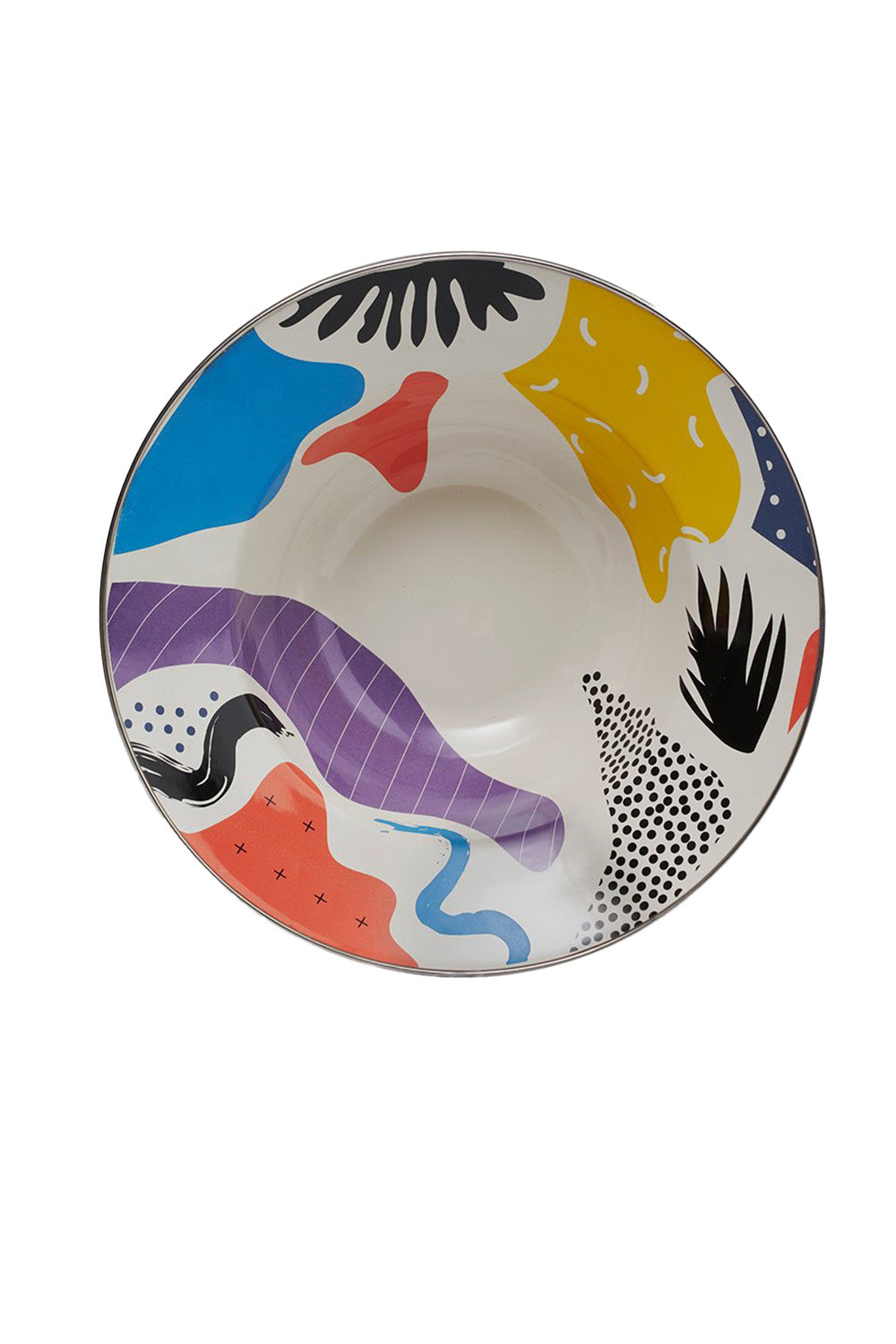 Flashback Footed Big Fruit Plate - 1