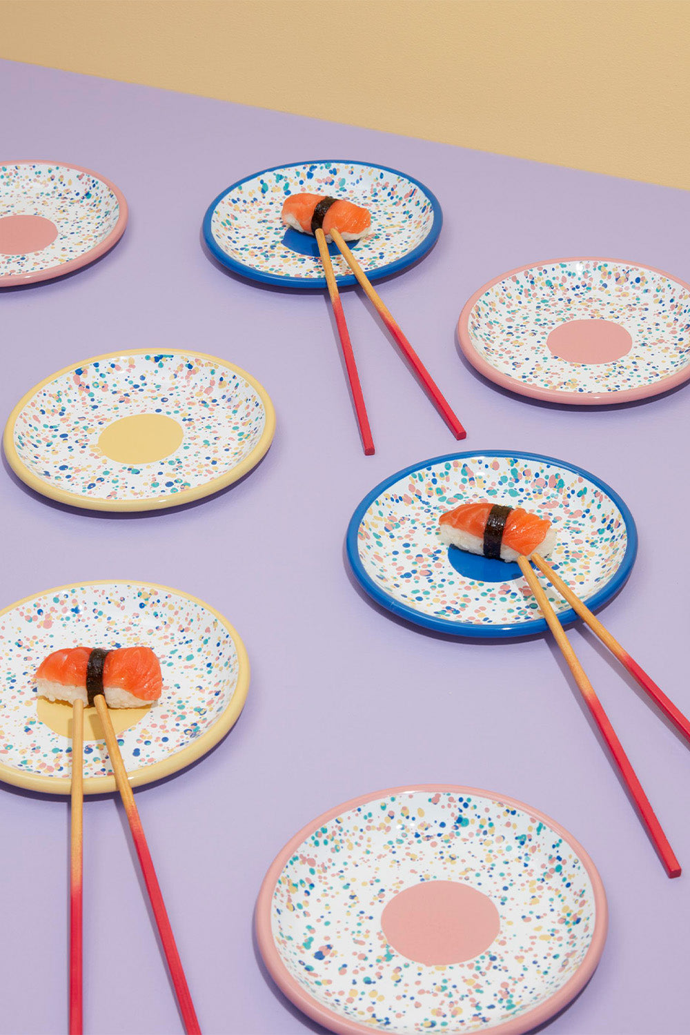 Wonder Wheel Blue Dessert Plate - 3