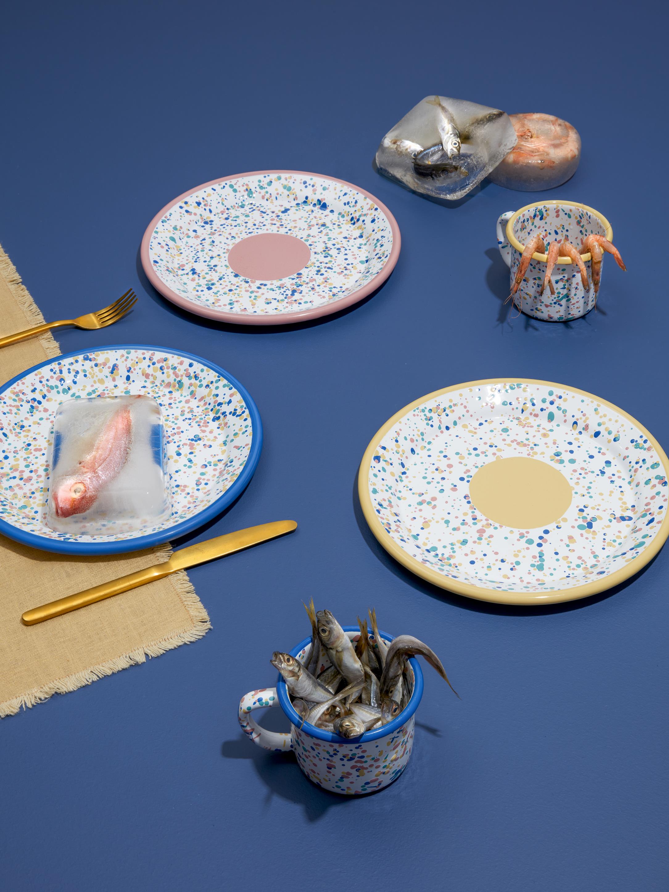 Kapka-Wonder Wheel Pink Dessert Plate-Tabak & Kase-3-Milagron.com