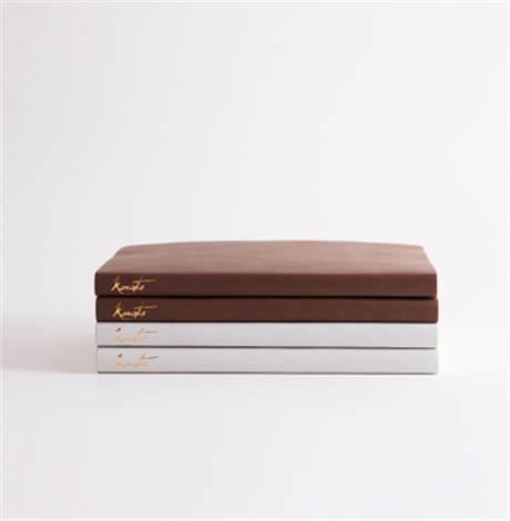 Karati̇s-Karatis Tomoe River Kağıdından Dolma Kalem Uyumlu A5 Vegan Deri Kapaklı Defter Golden Brown-Defter-4-Milagron.com