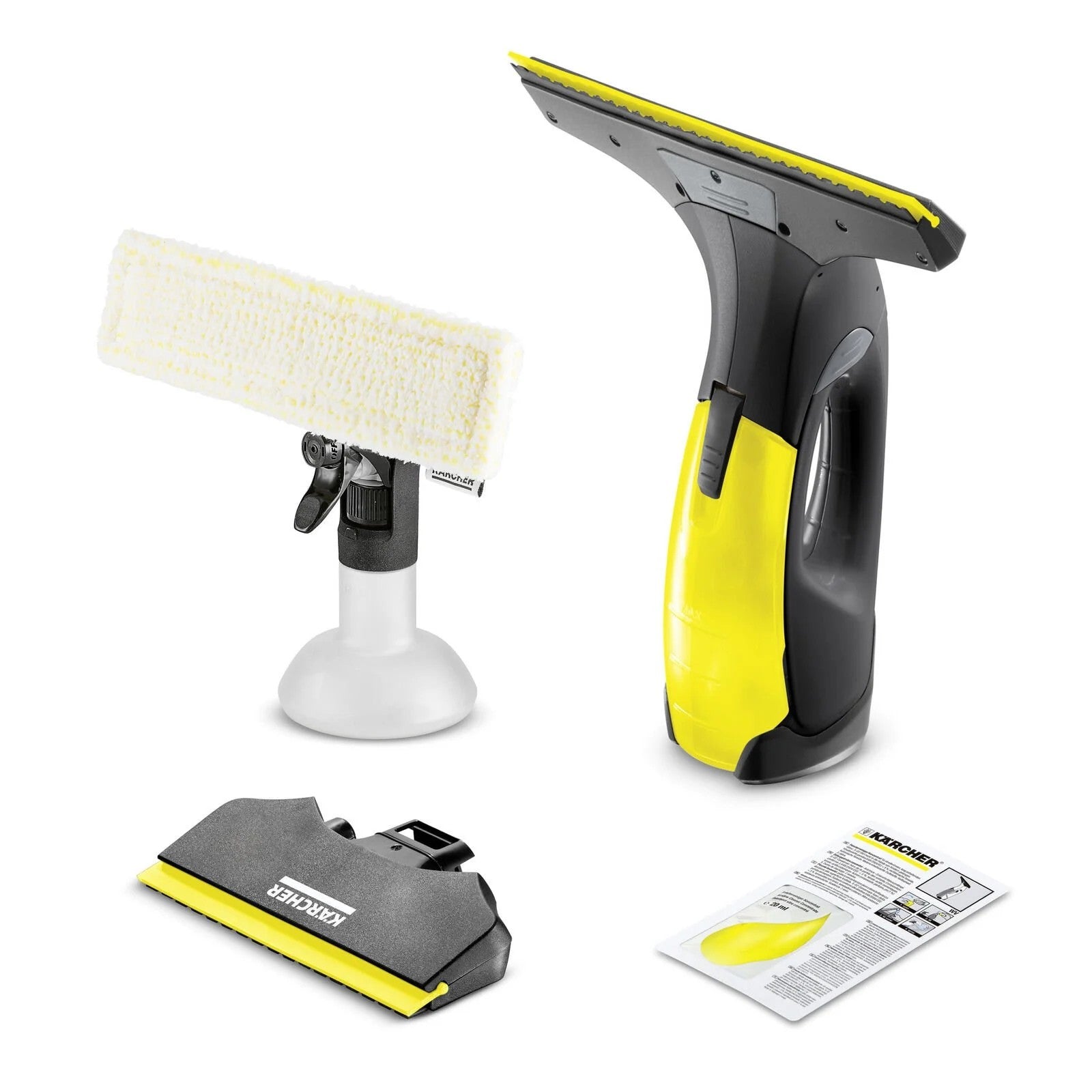 Karcher WV 2 Black Edition Şarjlı Cam Temizleme Silme Makinesi
