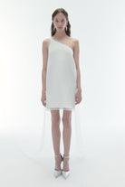 Karrla-Kelly One Shoulder Mini Dress-Elbise-1-Milagron.com