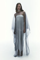 Karrla-Nova Black Tulle Cape-Panço-1-Milagron.com