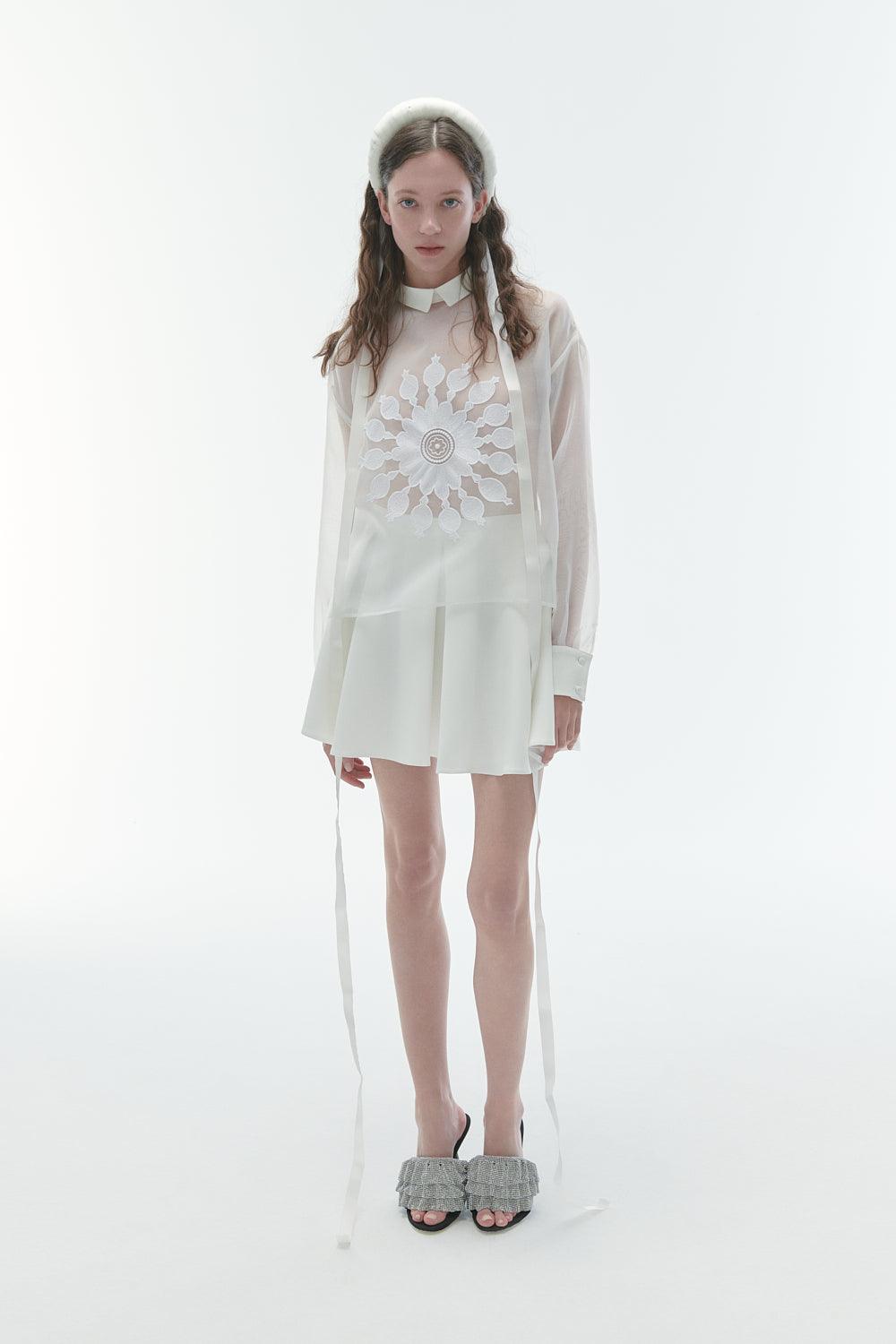 Karrla-Daphne Mini Plated Skirt-Etek-1-Milagron.com