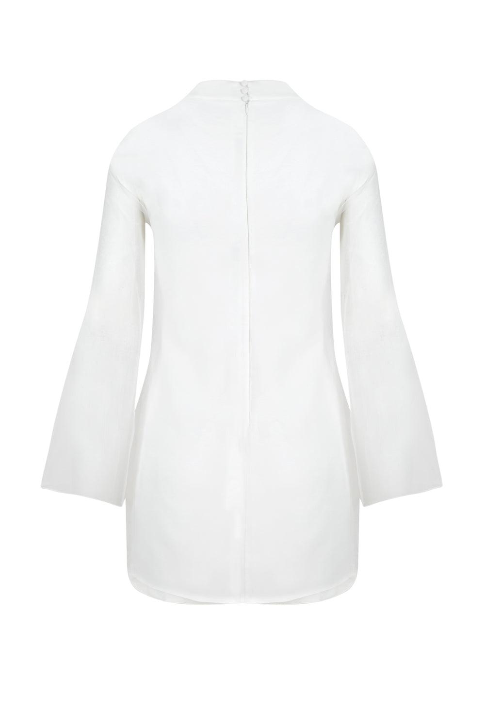 Karrla-Tina Organza Dress With Cutout Details-Elbise-4-Milagron.com