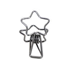 Kayigo-Tiny Paslanmaz çelik Yıldız Klips Altılı Siyah-Ataş-1-Milagron.com