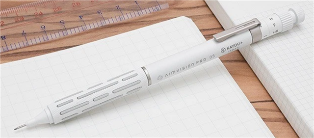 Kayou Plus Aimvision Pro Teknik Çizim Mekanik Kurşun Kalem Snow White Kamp-Aipwh