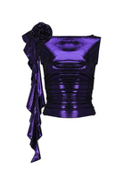 Khéla The Label-After Party Metallic Top-Top-5-Milagron.com