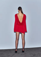 Khéla The Label-Back Off Dress Red-1-Milagron.com
