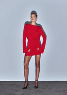 Khéla The Label-Back Off Dress Red-2-Milagron.com