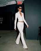 Bad Decision Long Sleeve Top Off-White