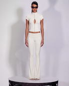 Bad Decision Short Sleeve Top Off-White