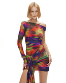 Khéla The Label-Corrupt Cosmo Dress In Multi-Elbise-1-Milagron.com