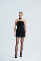 Khéla The Label-Dark Bloom Dress-Elbise-2-Milagron.com