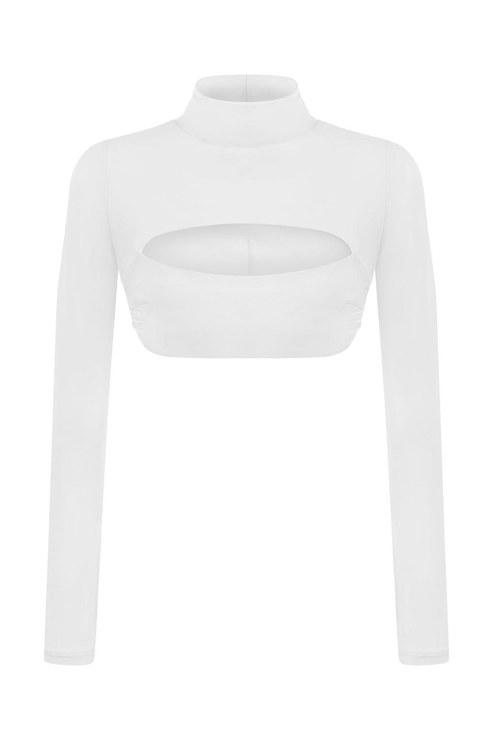 Khéla The Label-Eye Candy Top In White-Top-4-Milagron.com