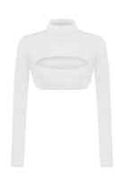 Khéla The Label-Eye Candy Top In White-Top-4-Milagron.com