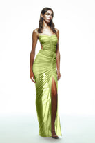 Khéla The Label-Fainthearted Dress In Lime-Elbise-1-Milagron.com