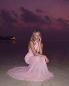 Forbidden Fruit Dress In Baby Pink