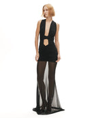 Khéla The Label-Forbidden Fruit Dress In Black-Elbise-3-Milagron.com