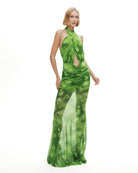 Khéla The Label-Forbidden Fruit Dress In Green-Elbise-2-Milagron.com