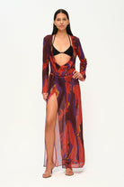 Khéla The Label-Heatwave Dress In Flower Print-Elbise-1-Milagron.com