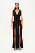 Khéla The Label-Holy Mess Dress Noir-Elbise-1-Milagron.com