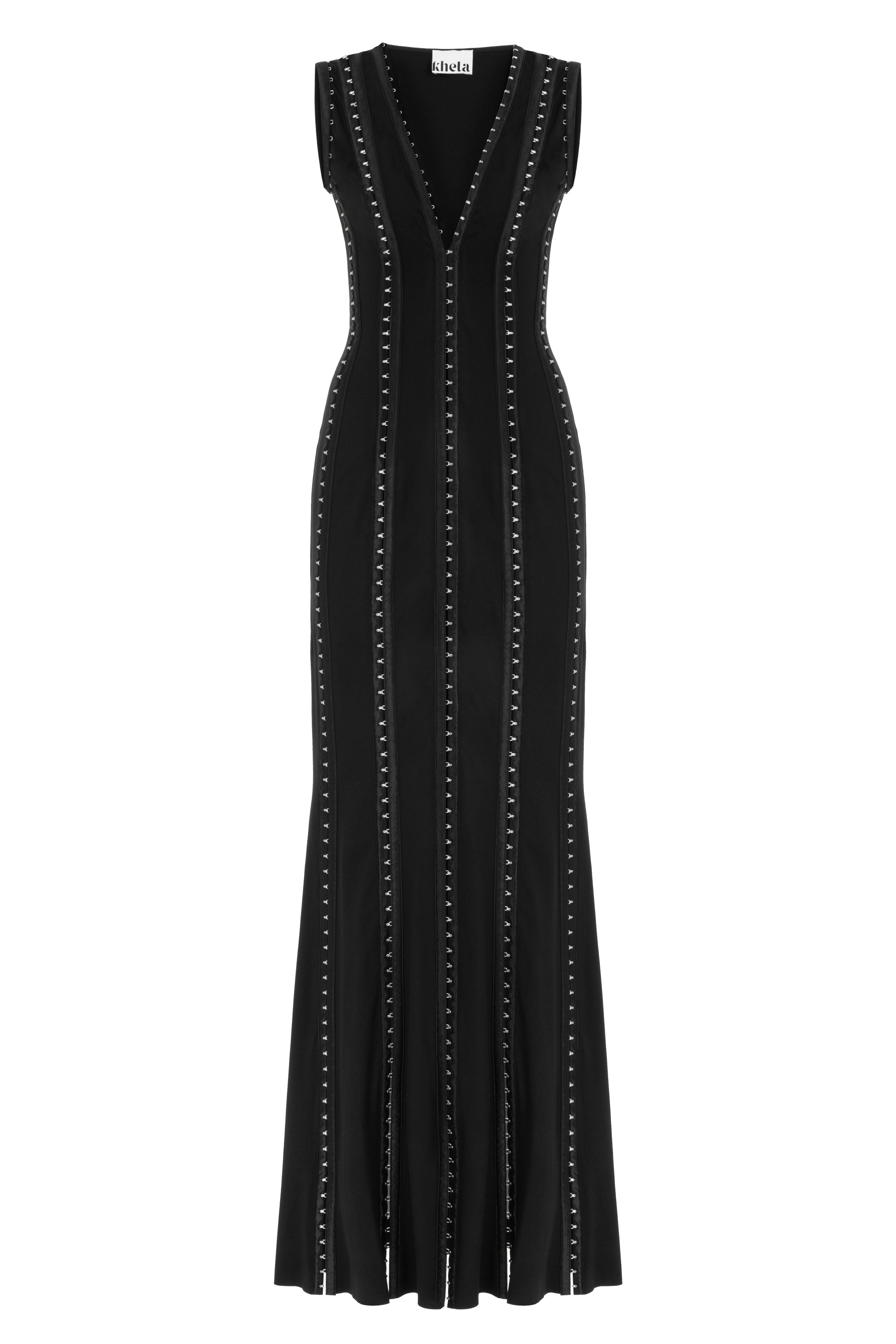 Khéla The Label-Holy Mess Dress Noir-Elbise-5-Milagron.com
