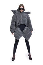 Khéla The Label-Khelan Puffer Jacket In Gray-Mont-2-Milagron.com