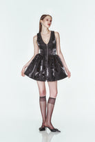 Khéla The Label-Love Notes Dress In Black-Elbise-1-Milagron.com