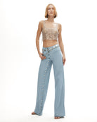 Khéla The Label-Magnet Of Scandal Pants In Blue-Pantolon-2-Milagron.com