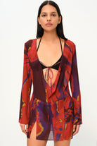 Khéla The Label-No Rush Dress In Flower Print-Elbise-3-Milagron.com