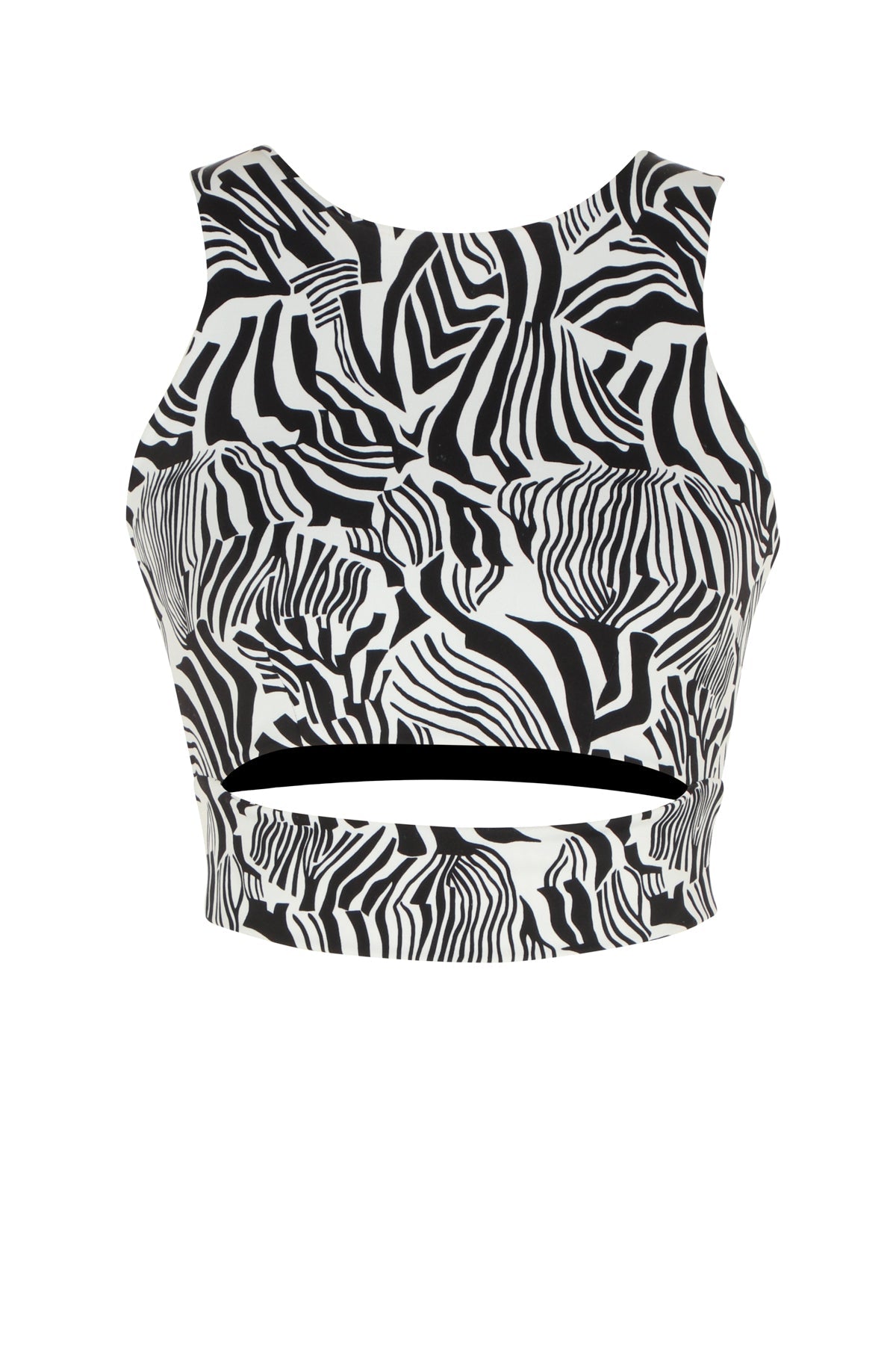 Khéla The Label-Peekaboo Bra Zebra-Top-1-Milagron.com