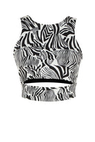 Khéla The Label-Peekaboo Bra Zebra-Top-1-Milagron.com