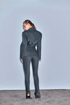 Khéla The Label-Self Made Pants Gray-Bottoms-3-Milagron.com