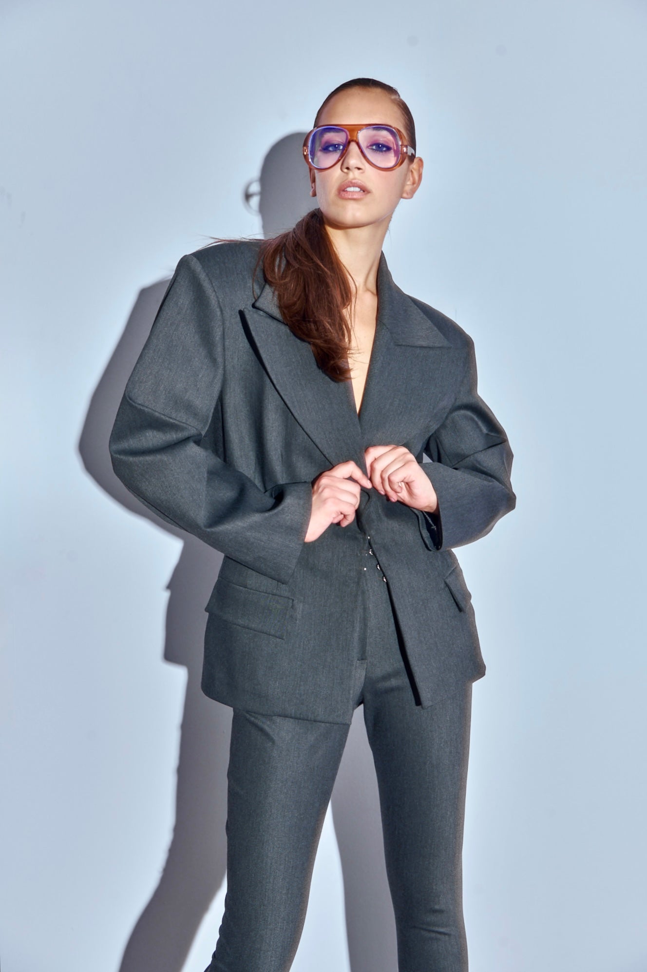 Khéla The Label-Self Made Pants Gray-Bottoms-4-Milagron.com