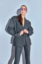 Khéla The Label-Self Made Pants Gray-Bottoms-4-Milagron.com