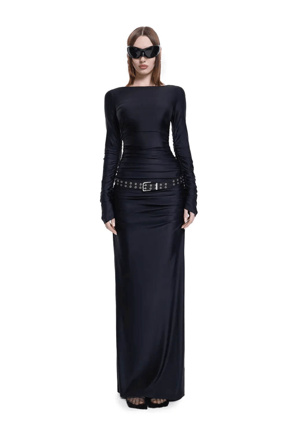 Khéla The Label-Sentient Dress In Black-Elbise-1-Milagron.com