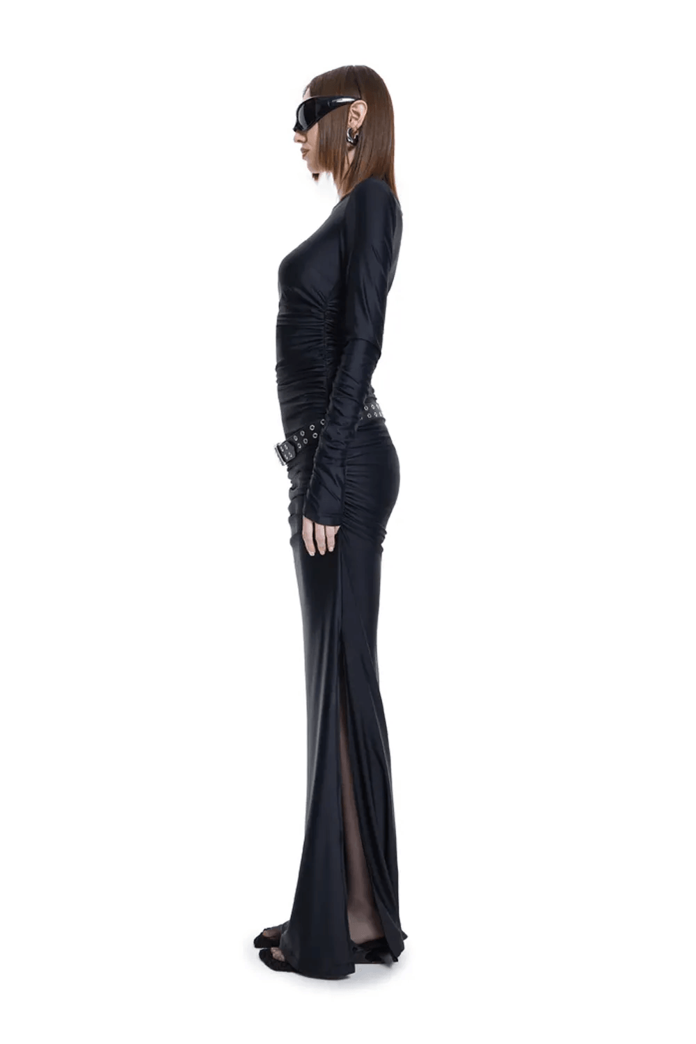 Khéla The Label-Sentient Dress In Black-Elbise-3-Milagron.com