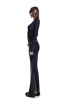 Khéla The Label-Sentient Dress In Black-Elbise-3-Milagron.com
