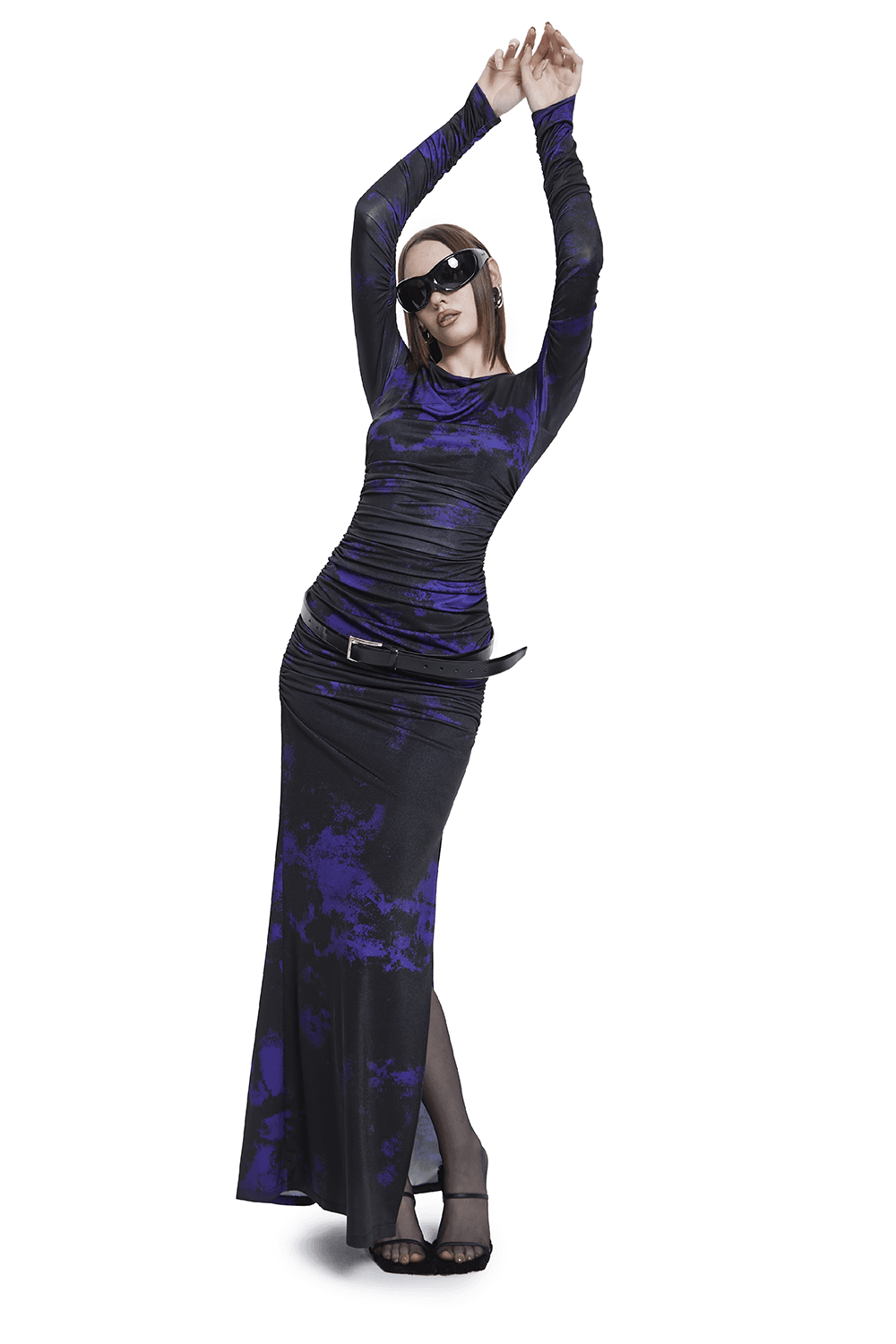 Khéla The Label-Sentient Dress In Purple-Elbise-4-Milagron.com