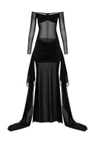 Khéla The Label-Seven Deadly Sips Dress In Black-Elbise-4-Milagron.com
