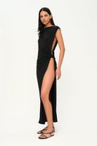 Khéla The Label-Showstopper Dress In Black-Elbise-1-Milagron.com