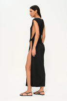 Khéla The Label-Showstopper Dress In Black-Elbise-3-Milagron.com