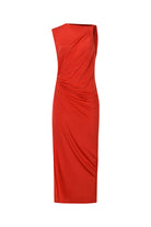 Khéla The Label-Showstopper Dress In Coral-Elbise-4-Milagron.com
